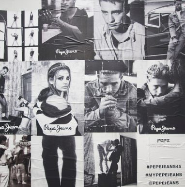 Pepe Jeans wall ads